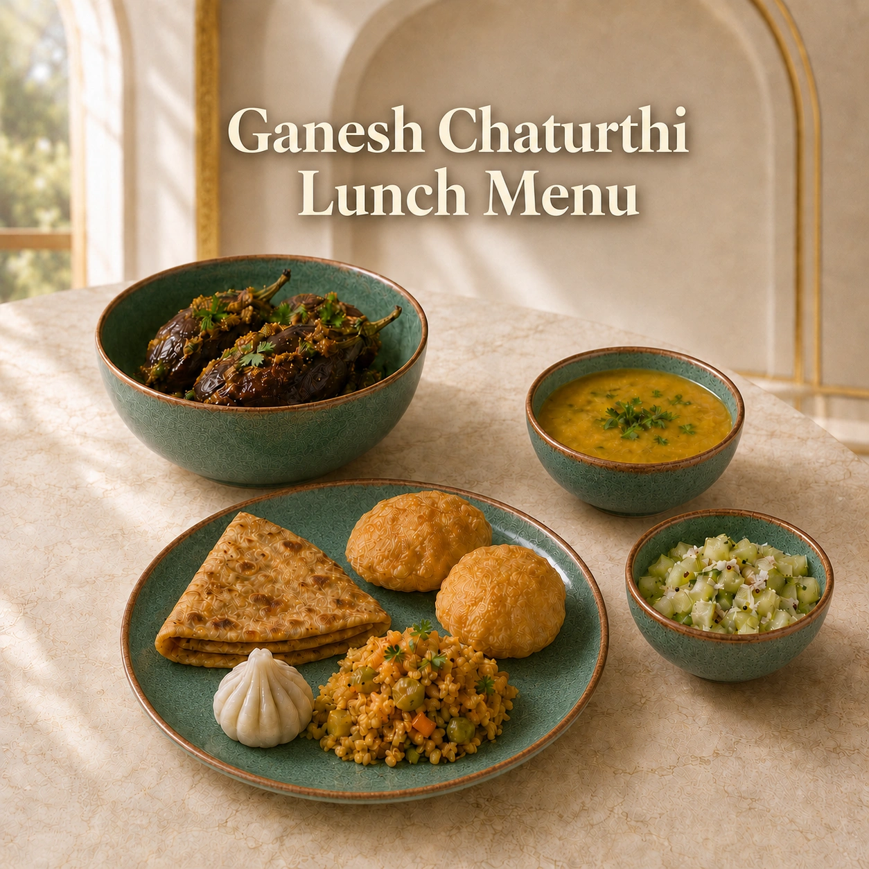 Ganesh Chaturthi Lunch Menu: 11 Traditional Maharashtrian Dishes for Family and Guests